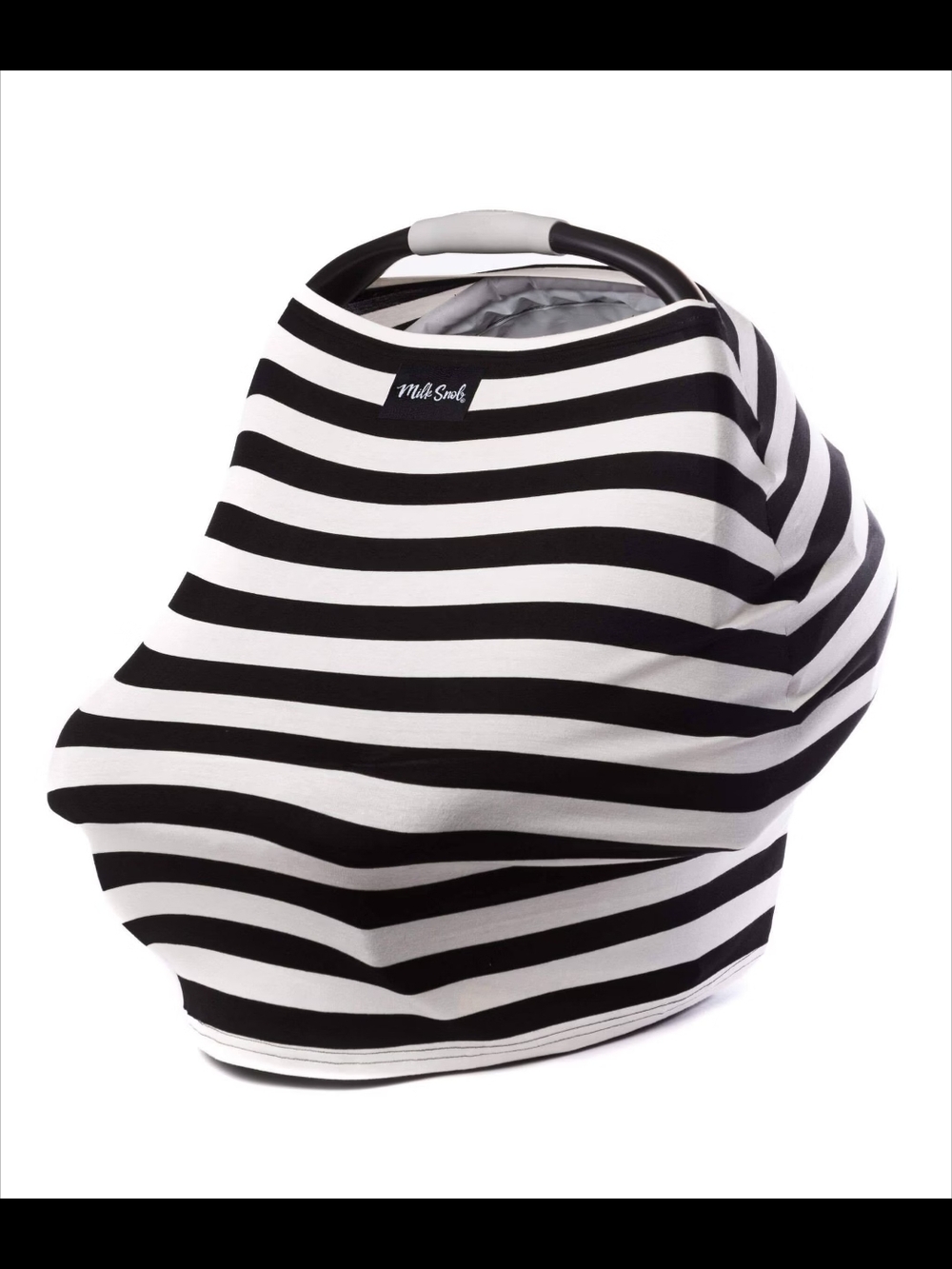Milk Snob Black & White Striped Multi-Use Cover